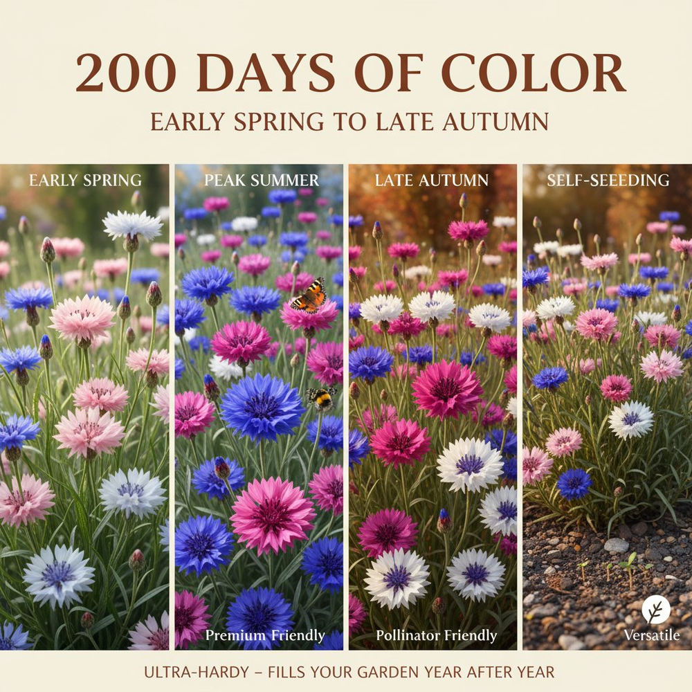 🎁Hot Sale 49% OFF🔥🌱Premium Cornflower Seeds – The "Unstoppable" Wildflower That Grows Anywhere